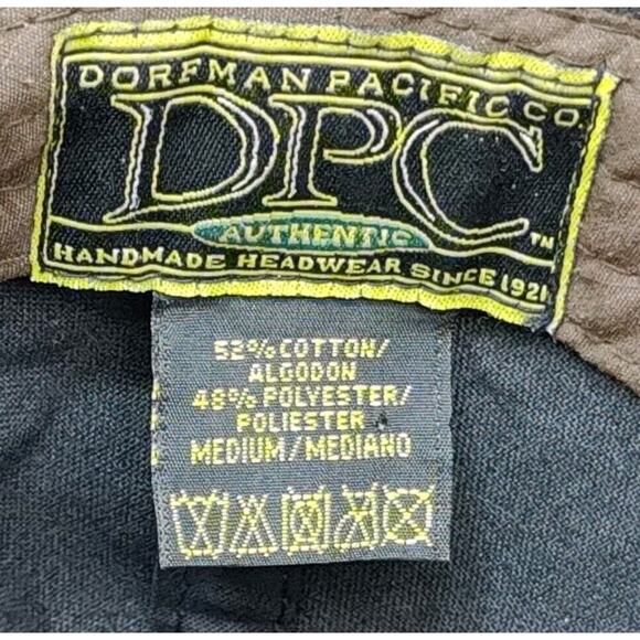 Dorfman Pacific Company Men's Medium Fedora Hat‎ Weathered Outback Cap DPC - Picture 7 of 9